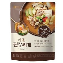 아워홈 차돌 된장찌개 300gX5개, 5개