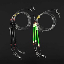 원투낚시 유동채비 3개입 장어낚시 자작채비, 그린, 3개