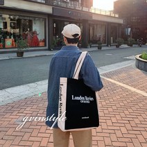 브랜드 [국내발송]런던 리뷰 오브 북스 영문레터링 에코백 BAG1053