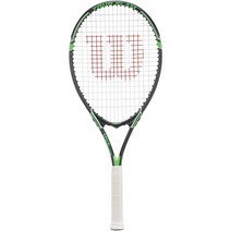 테니스 라켓 Wilson 윌슨 성인, 4_1/4in, Gray/Green