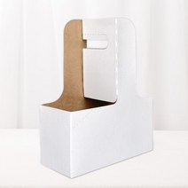 테이크아웃 종이캐리어 백색 SC마닐라 200매, 단품, 단품없음