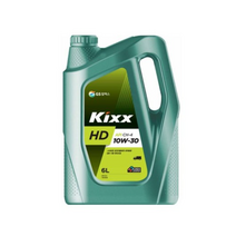 KIXX GS칼텍스 킥스 HD 10W30 6L 상용 디젤 엔진오일, 3개