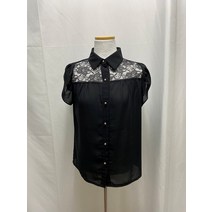 블랙 블라우스 (1001432)