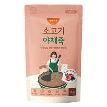 정성가득 소고기 야채죽 85g, 단품, 단품