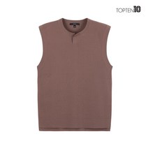 탑텐 [탑텐] 남성 넥 슬릿 텍스쳐드 베스트_MSA4ES1901