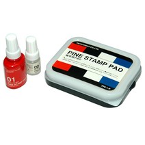 에스엠프린팅 일본 속건잉크(대) 불변 잉크 패드 희석제 세트 금속 플라스틱 유리 고무 비닐 나무, 청색