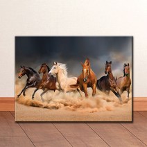 ho001 액운막아주는 말 그림 캔버스액자 풍수인테리어, 무광일반_S_16cm x 22cm