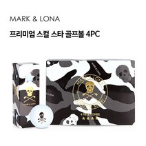 [볼빅(공)] [마크앤로나] 프리미엄 스컬 스타 골프볼 (4피스) 1DZ, 옵션:골프볼 (4피스) 1DZ