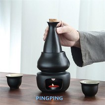 정종데우기 사케 캠핑 온주기 유리 잔 도쿠리 빈티지, AJ_8개