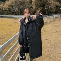 캐주얼 데일리 오버핏 야상 롱패딩 2컬러