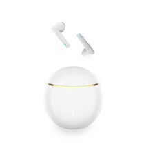 다이나믹 퀄컴 IX2 QC3.0 무선 이어폰 블루투스5.0 음성제어 터치조작 자동페어링 갤럭시 아이폰 호환, 화이트