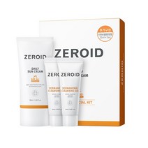 제로이드 데일리 무기자차 선크림 50ml + 더마뉴얼 클렌징젤 25ml x 2ea 세트