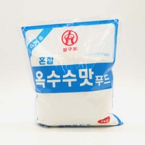 [모비딕컴퍼니] 소스 밀크티 타피오카가루 전분 감자전분 식자재 밀크티펄 함수결정포도당, 잇★ 전분 절구표 혼합 옥수수전분 1kg 수입식품, [좋아요]