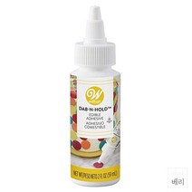 Wilton Dab-N-Hold Edible Adhesive 윌튼 팁 앤 홀드 에디블 에덴시브 식용 접착제 2oz(59ml) 3팩