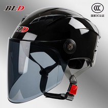BLD 베일리 3C 인증 여름 여성 남성 자외선 차단 사계절 헬멧 배달 오토바이 스쿠터 바이크 라이딩 헬멧, W