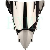 윈드스크린 오토바이 야마하 용 YZF 1000 R1 2009 2010 2011 2012 2013 2014 블랙 스크린 윈드 실드 더블 버블 페어링 YZFR1 206396, 은색
