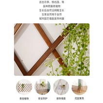 합성목재휀스 울타리 담벼락 텔레스코픽 부식 방지 나무 안뜰 정원 벽 등반 등나무 프레임 실내 및 실외 그리드 션, [29] 4 4 40 정사각형 야외 고정 말뚝