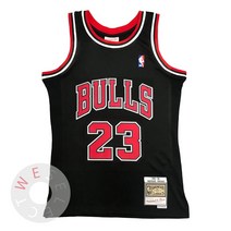 NBA 1997-98 시카고 불스 마이클 조던 알터네이트 하드우드클래식 스윙맨 져지 유니폼