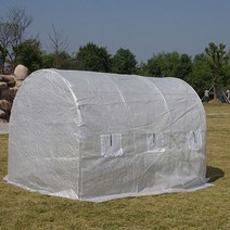 미니 비닐하우스 조립식 가정용 온실 베란다 가정용 다육 온실 새싹 채소 보온창고 식물난방, 흰색 온실(길이 3m * 너비 2m * 높이 2m)