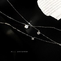 여성 모이사나이트 랩다이아 레이어드 사각 데일리 엑설런트컷팅 목걸이 인증 0.5-2ct vvs 브릴리언트 다이아몬드 헤일로 펜던트 기념일 선물