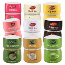 리치스 카페파우더 레몬 요거트믹스 체리 아이스티피치 제주차광말차 그린티 호지티 바닐라 초콜릿 에이드 믹스 대량주문 가정용 업소용 카페음료, 리치스 아이스티 피치 550g 6개