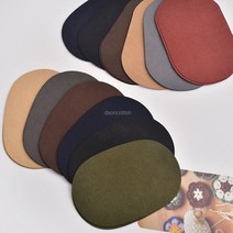 소잉홀릭 1쌍(2개) 스웨이드 패치 21종 - 무릎패치 팔꿈치패치 엘보패치 세무 와펜, A타입-블랙