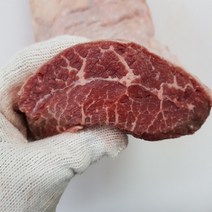 [ 수입 통부채살 원육 2.7kg 내외 ] 텍사스 브리스킷 풀드포크 폴드포크 스테이크고기, 2.3kg - 부채살