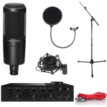 Native Instruments Komplete Audio 6 MK2 x 오디오테크니카 AT2020 마이크 패키지 1