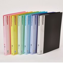 더존FK 클리어 3공 O링 화일 20매40매60매 클리어파일, 20매, 분홍