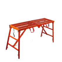 비계 동바리 이동식 선반 작업대 접이식 아시바, 두꺼운 길이 180X 너비 40 실버