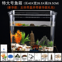 플라스틱 아크릴 어항 수족관 거북이 사육장 산호, 옵션2