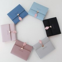 중학생지갑 10대여자학생 반지갑 청소년지갑 고급선물박스 폼폼이키링