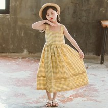 빠빠야네 키즈 주니어 여아 2020 핫썸머 윈드 쿨걸 롱원피스 원피스