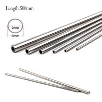 304 원활스테인레스 스틸 모세관 튜브 500mm 길이 1mm1.5mm2mm3mm4mm5mm6mm8mm10mm12mm, 05 3x2mm