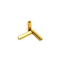 [ JJ Products Inc ] 4-40 Female Brass Spacer Standoff 20pcs 0.1865 in OD 0.7165 in Length Female, 1
