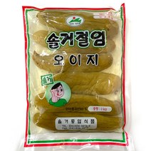우리존 솔거 통 오이지 4kg-1Kg, 1팩, 1kg