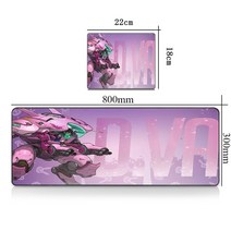 무선충전마우스패드 레이저 Kawaii-오버워치 게임용 마우스 패드 데스크 프로텍터 Pc 오피스 액세서리 책상 매트 확장 애니메이션 귀여운 키보드, [07] 400x900x2mm, [14] LL001910