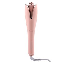 여신 헤어케어 손상없는 자동롤고데기 볼륨스타일러 파마고데기 유럽형코드, 핑크