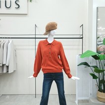 조이너스 여성 캐시미어 카라넥 심플 니트티 JCBW0-WSL070