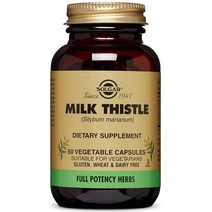 솔가 Solgar Milk Thistle 밀크 시슬 베지터블 50캡슐, 1개, 기본