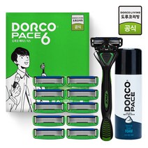 도루코 페이스6 면도기획세트2호(면도기+면도날13입+쉐이빙폼)