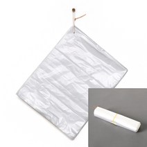 200p 속지 비닐봉투 2호 21x26cm 포장비닐백 김장용비닐 분리수거함비닐 쓰래기봉투 흰봉투 반투명봉투 투명비닐백