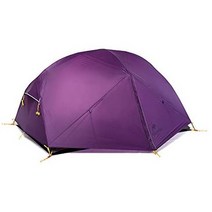 일본직발송 9. DaiDai Naturehike 정품 매장 네이처하이크 Mongar 1인용2인용 초경량 자립식 텐트 돔형 이, One Size_무라사키, One Size_무라사키, 무라사키