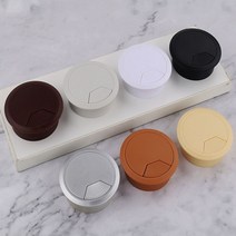 고급 전선 케이블 전기선 마감 마무리 홀 캡 오피스 컴퓨터 책상 씽크대 상판 구멍 홀쏘 마개 커버 덮개 막기 마감재 80mm 검정, 회색, 1개