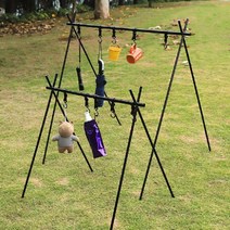 soooooo몰_차박 노지캠핑 인디언 행어 건조대 아이언 행거 고리 우드 감성 용품 용행거_더수sSHOP, 옵션-항목선택_대형