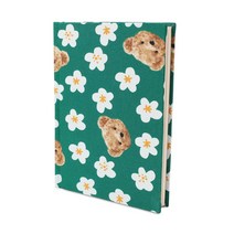 BooKiss DIY북아트1216 테디 베어_그린 / 나만의 노트만들기 미술키트 실제본 무지노트, 단품