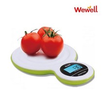 위웰 벽걸이형 주방 디지털 전자저울 HUS-100K, 단품