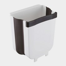 싱크대 창틀 걸이 휴지통 10L 가정 폐기물 분리수거함, 백색
