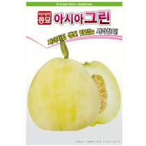 아시아종묘 참외씨앗종자 아시아그린 (30립) 사과참외, 1세트