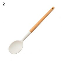 살균수저통 수저소독기 수저살균건조기 수프 특종 편리한 유연한 안티 스틱 Kitchenwares 주걱 음식 클립 스크레이퍼 계란 비터 실리콘 스푼, 2